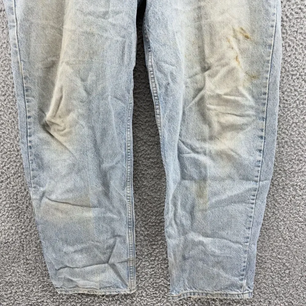 Vintage Levis Jeans 550 Relaxed Fit 40x32 Light Wash 100% Cotton Work Pants READ